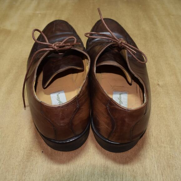 Mezlan Brown Leather Lace-Up Dress Shoes Men’s Size 13 Made in Spain